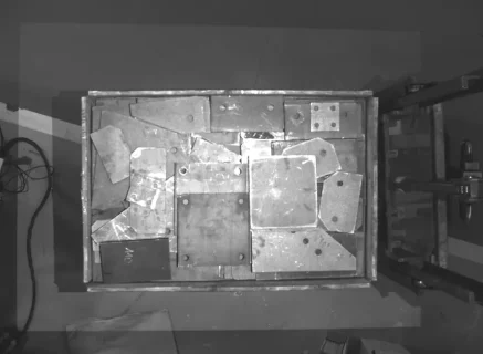 machine vision systems overlapping metal parts